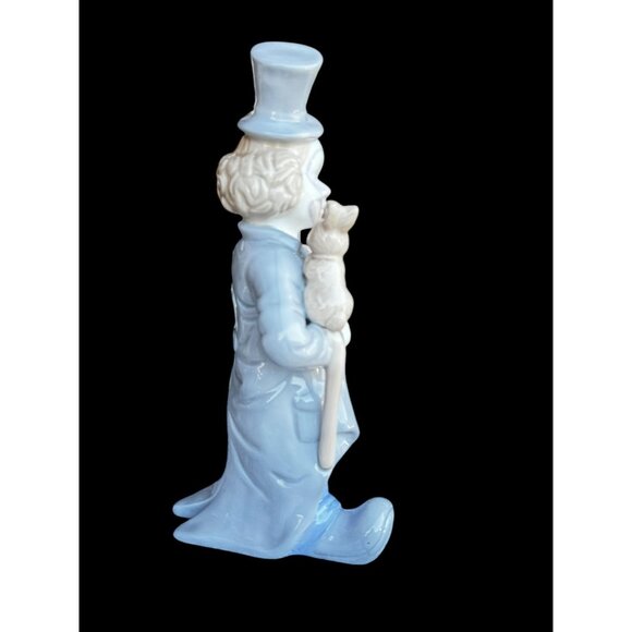 Porcelain Clown Figurine With Top Hat & Cane - Picture 5 of 6